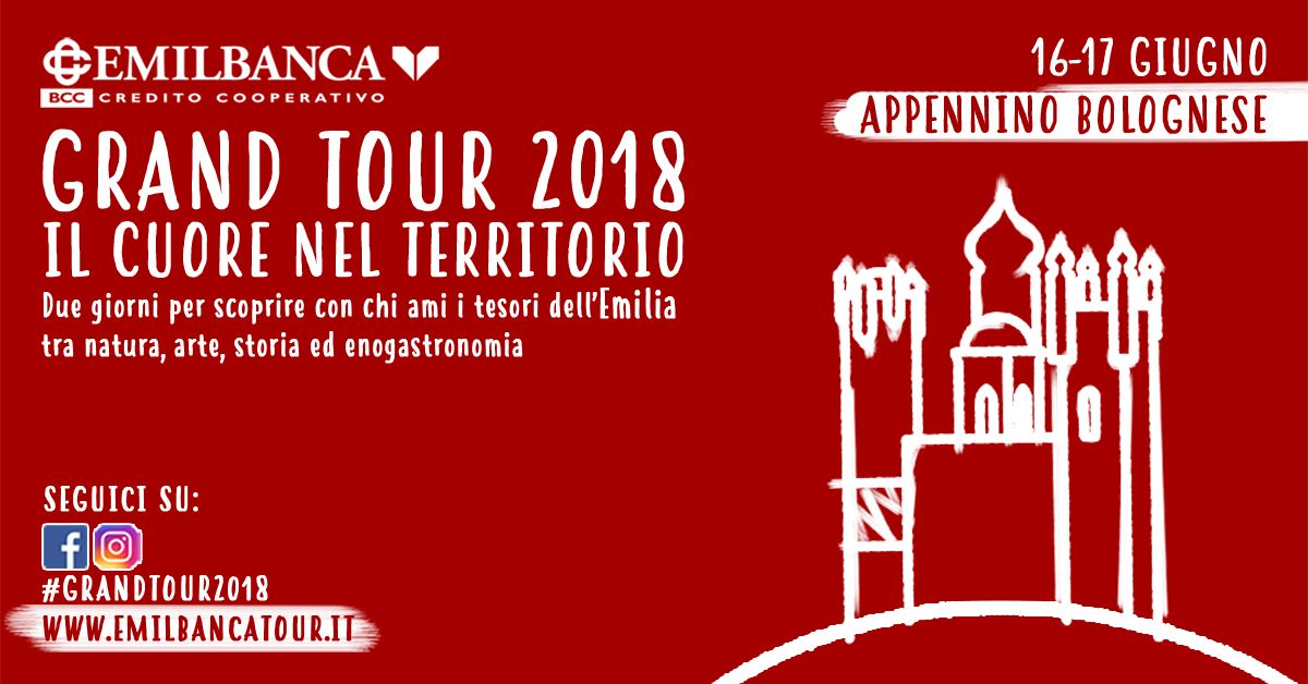 Grand tour dell'Appennino bolognese, prenotazioni in corso