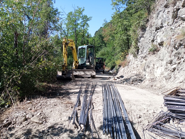 Vergato, iniziati i lavori in via Liserna