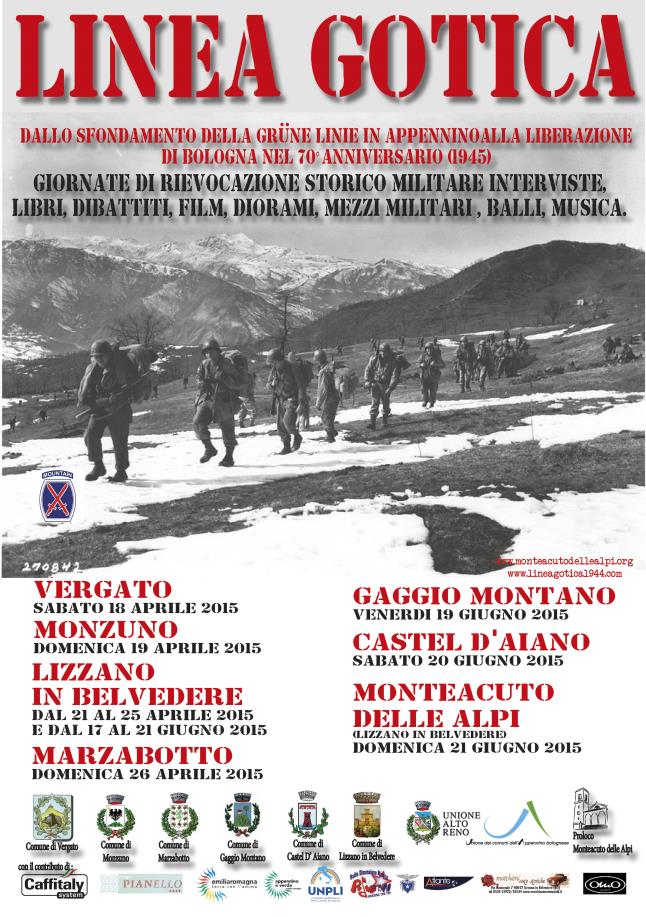 “Linea Gotica”, gli appuntamenti dal 17 al 21 giugno  
