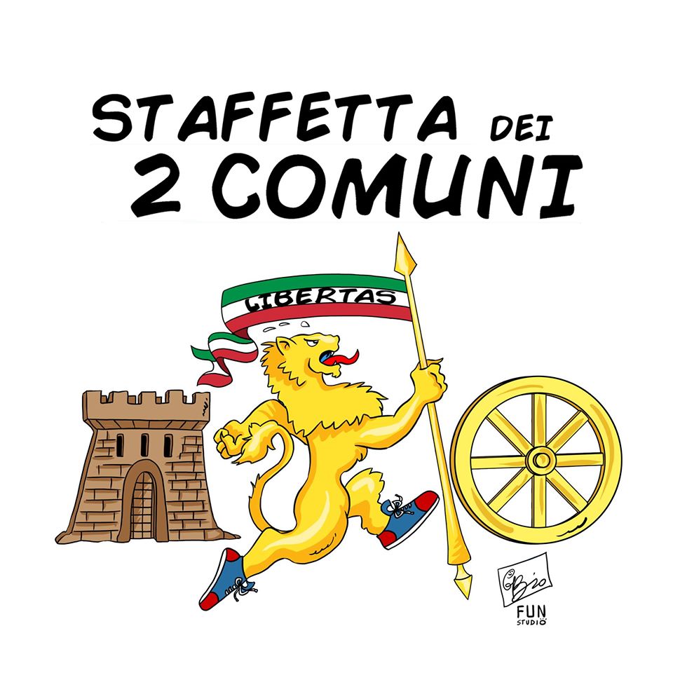 La staffetta dei 2 Comuni: il video