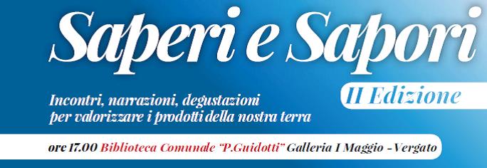 “Saperi e sapori”. Narrazioni, degustazioni e mostre alla Biblioteca di Vergato 