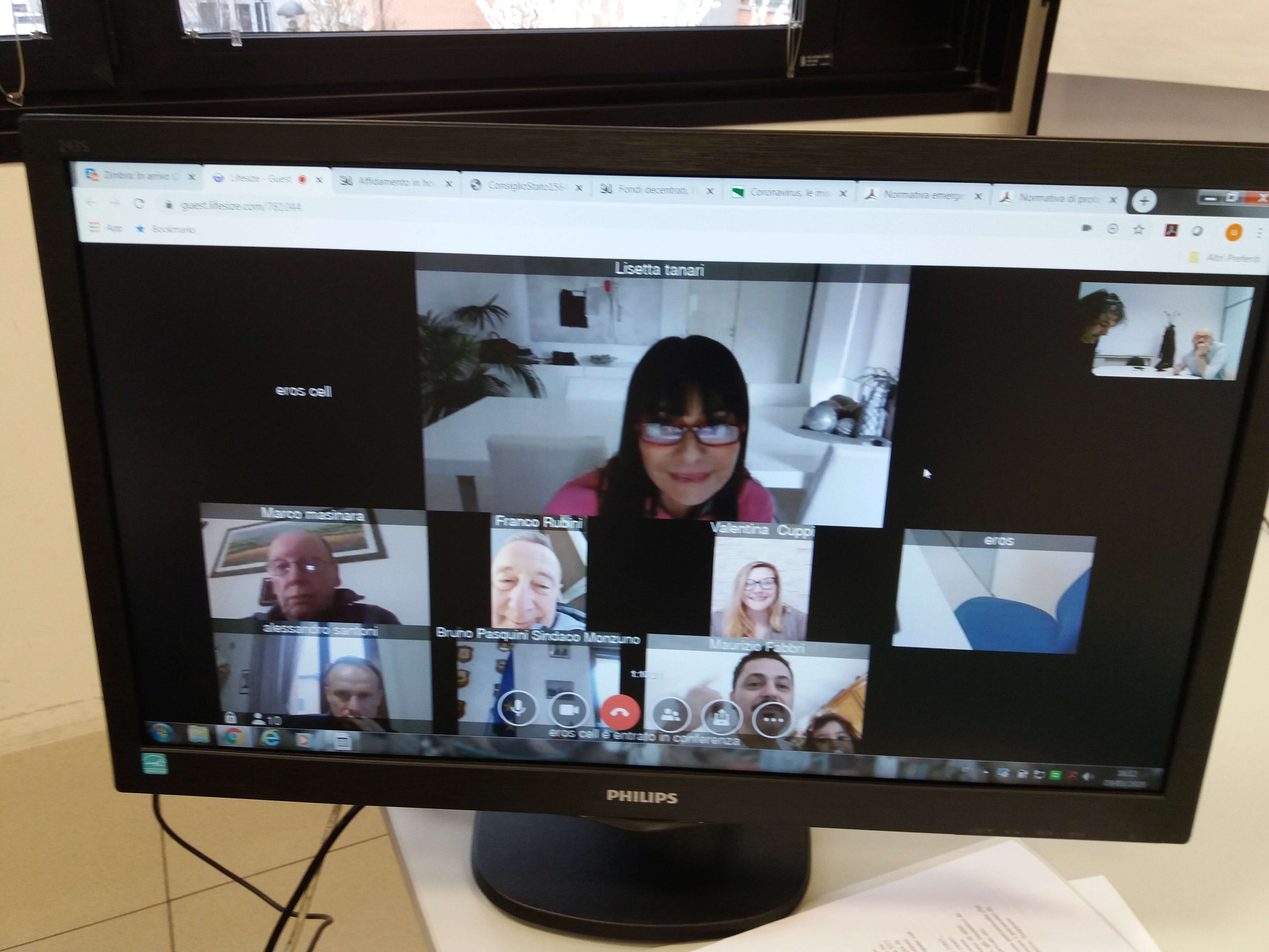 I sindaci dell’Unione si riuniscono in videoconferenza per discutere di contenimento del Covid-19