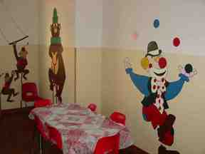 Uno scorcio della sala pappa