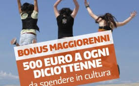 18app-BONUS CULTURA A CHI COMPIE 18 ANNI NEL 2016