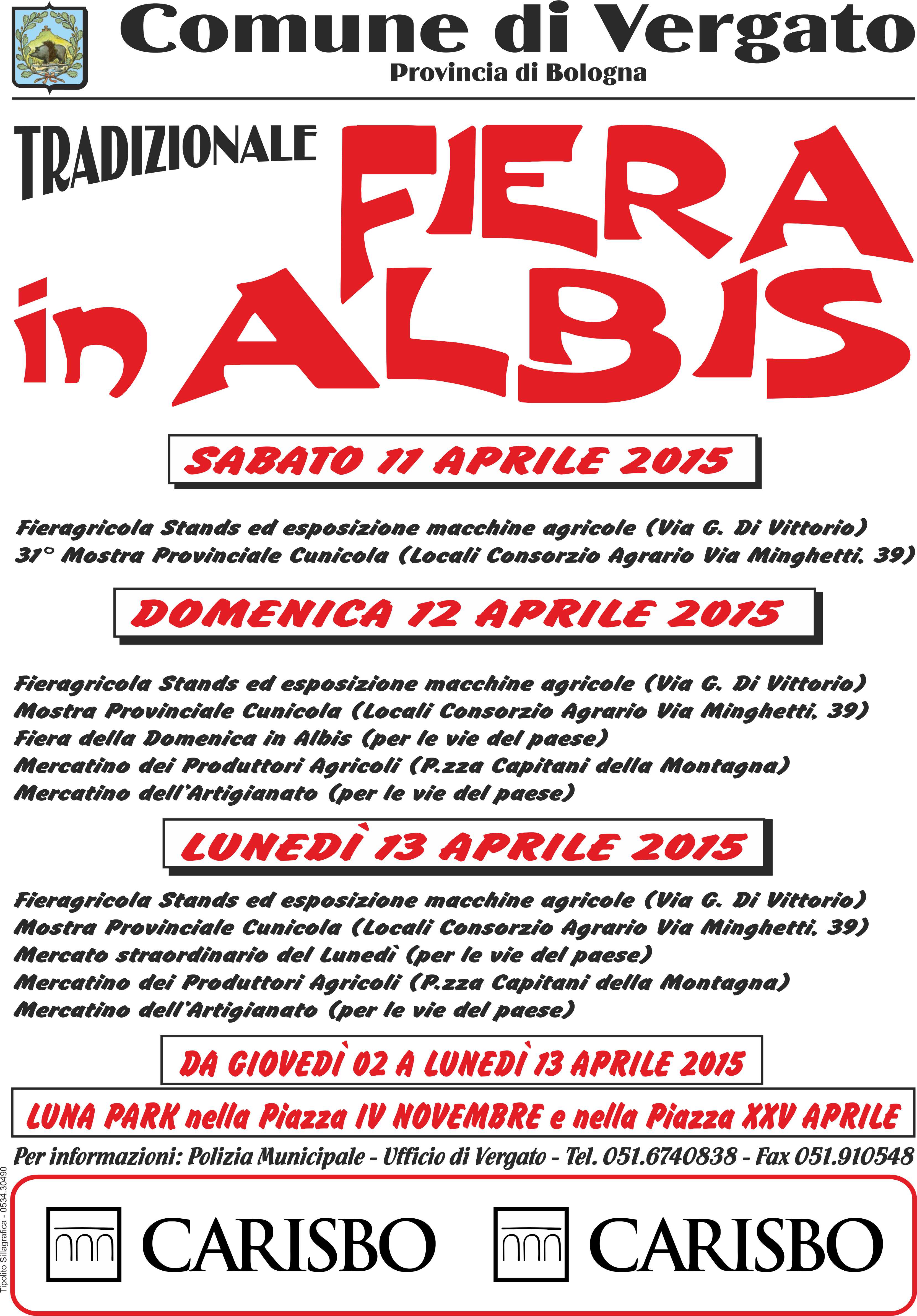 DOMENICA IN ALBIS - FESTA DEL PATRONO