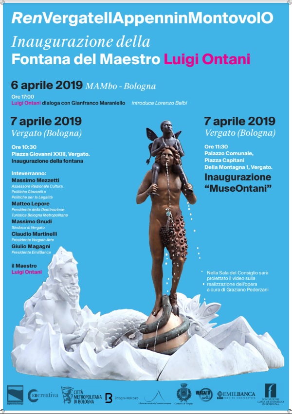  Inaugurazione  Fontana “RenVergatellAppenninMontovolo” e il “MuseOntani”