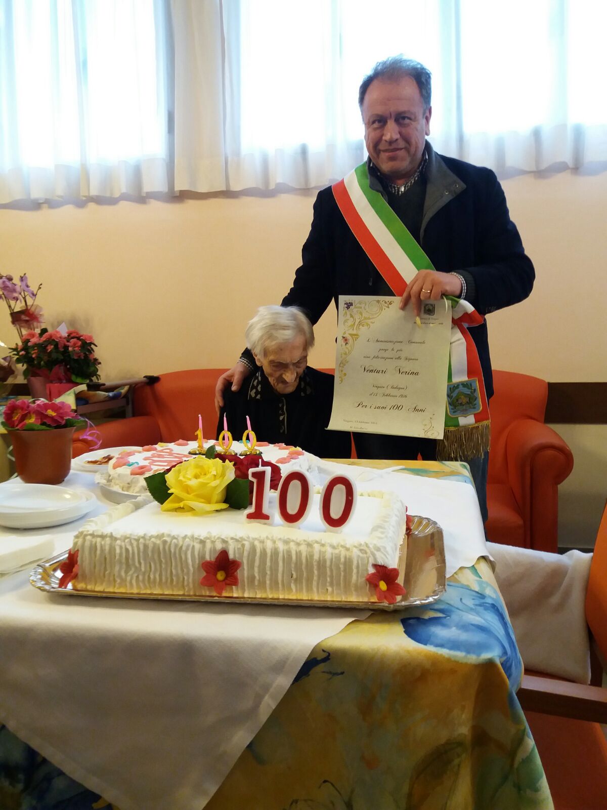 COMPLEANNO CENTENARIO