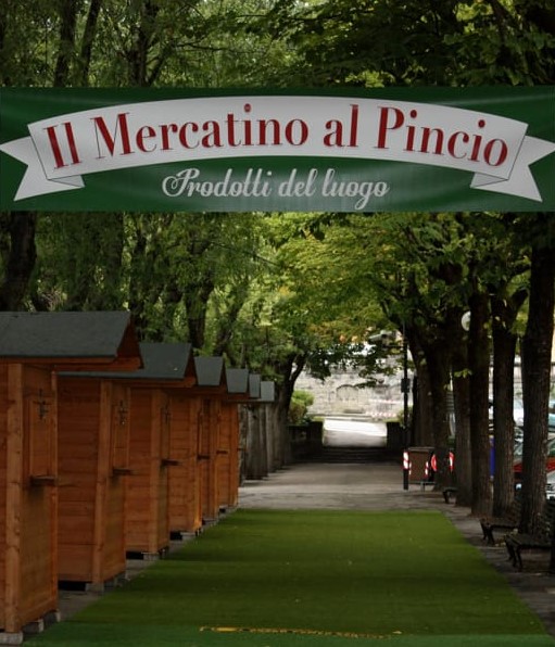 IL MERCATINO AL PINCIO  SARA' APERTO NEI GIORNI 24 E 31 DICEMBRE 2021