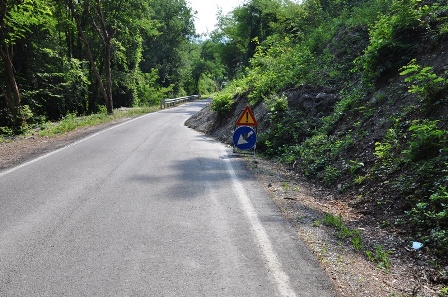 Lavori di consolidamento del tratto di scarpata a monte della S.C. Extraurbana Vergato-Serrini