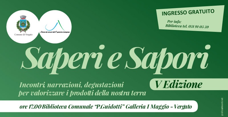 SAPERI e SAPORI in Biblioteca Comunale