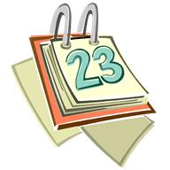 Calendario dell'asilo nido comunale, anno scolastico 11/12.